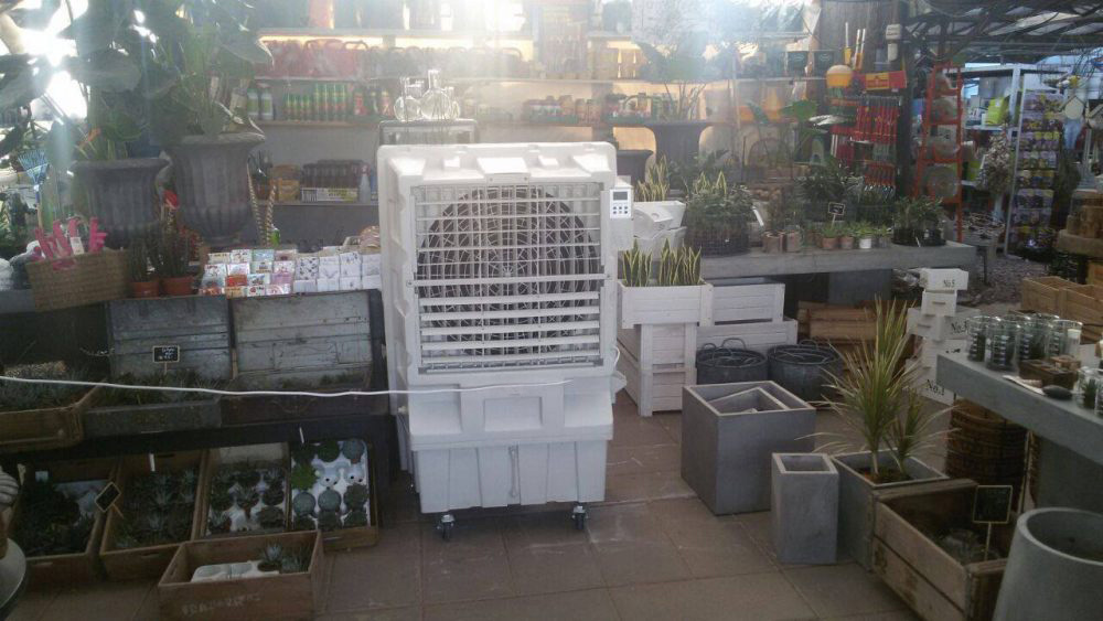 Industrial Air Cooler 12,000 BRIZA B120 with Humidity Controller - White Color - View 7