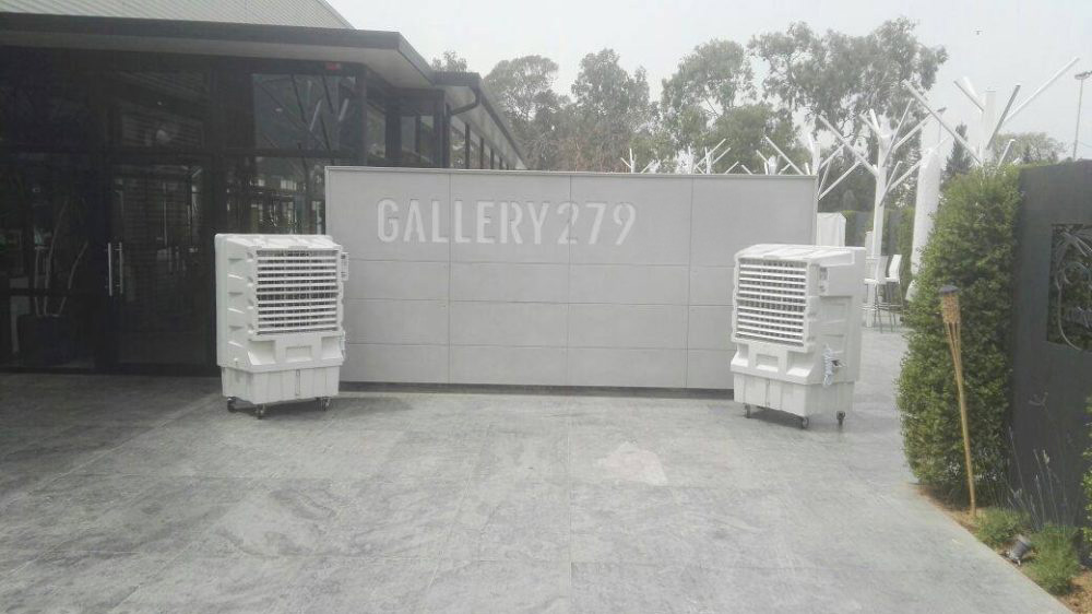 Industrial Air Cooler 12,000 BRIZA B120 with Humidity Controller - White Color - Details