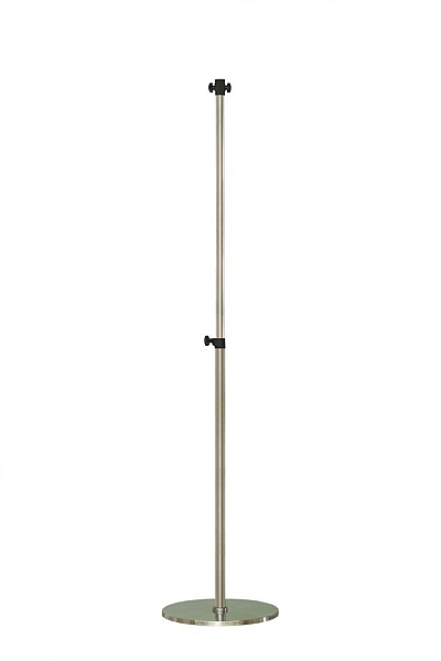 Adjustable Brushed Black Stand for Infrared Heater - Stainless Steel