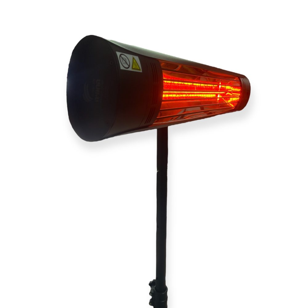 Infrared Heater | Model DALLAS 2000W | With Adjustable Black Stand