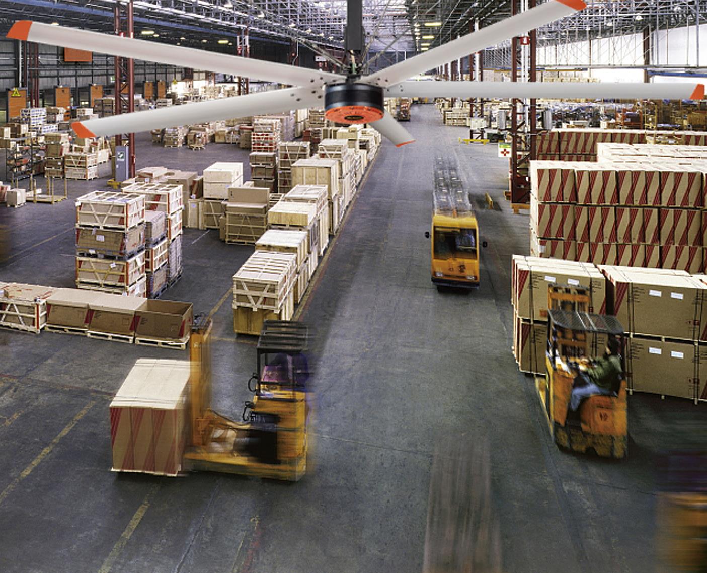 Giant Industrial Ceiling Fan - 6.5 Meter Diameter, Industrial Air circulation - View 7