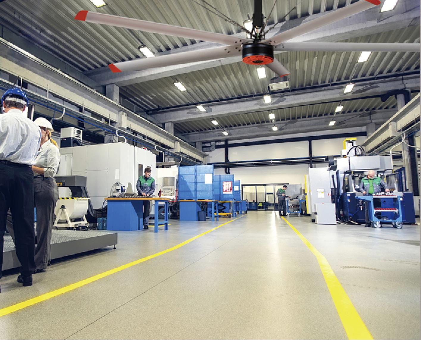 Giant Industrial Ceiling Fan - 7.3 Meter Diameter, Industrial Air circulation - View 3