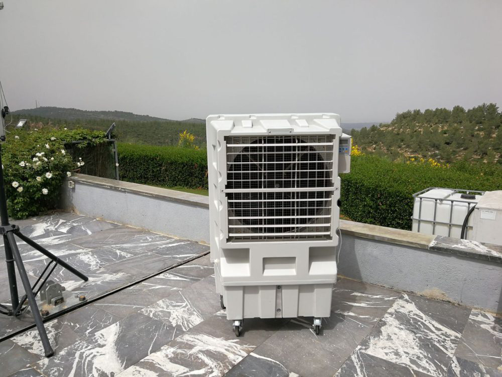 Industrial Air Cooler 12,000 BRIZA B120 with Humidity Controller - White Color - View 8