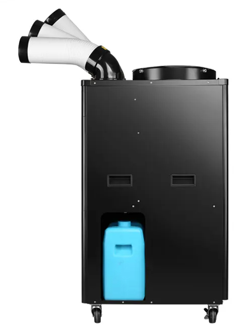 Industrial Portable Air Conditioner for Server Rooms Model BGK B71 - Three Outlets - Details