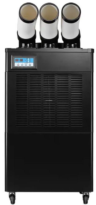 Industrial Portable Air Conditioner for Server Rooms Model BGK B71 - Three Outlets - Technical Details