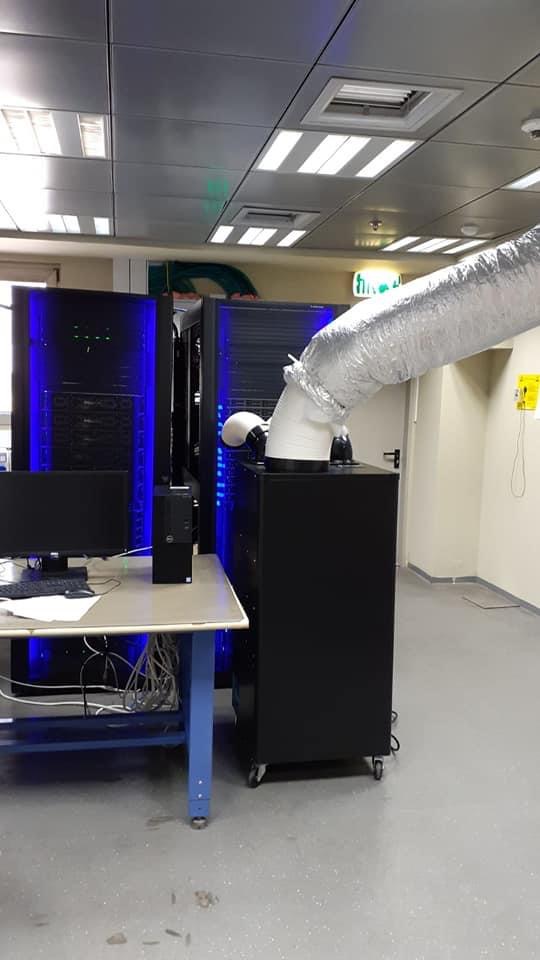 Industrial Portable Air Conditioner for Server Rooms Model BGK B71 - Three Outlets - View 6