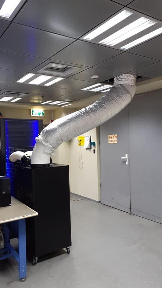 Industrial Portable Air Conditioner for Server Rooms Model BGK B71 - Three Outlets - View 7