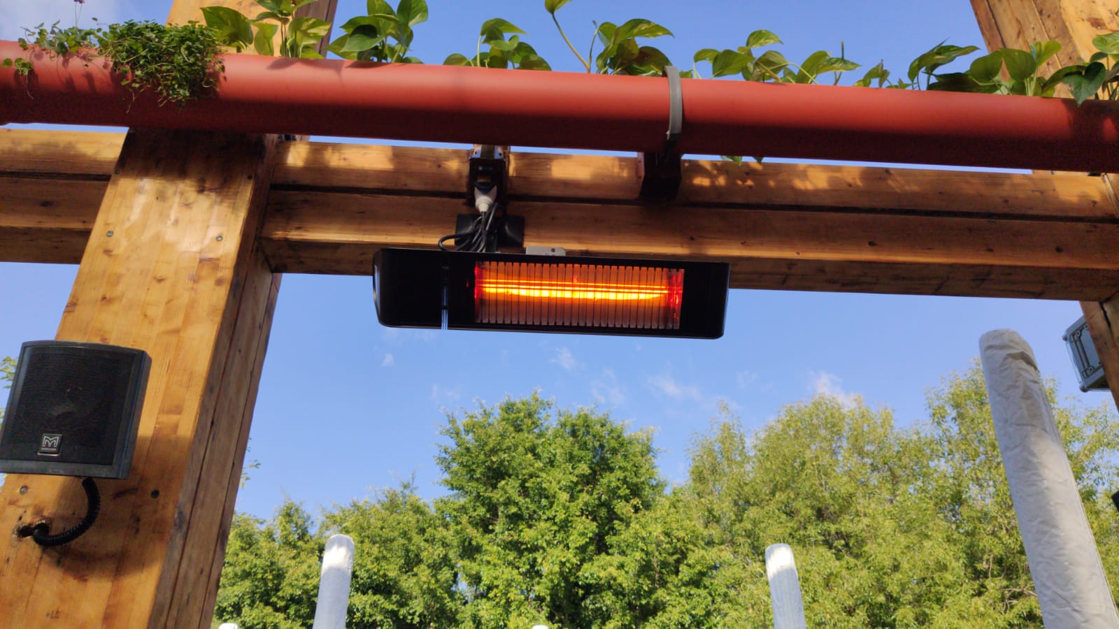 Infrared Heater | Model Volcan premium 2000W | Matte Black - View 11