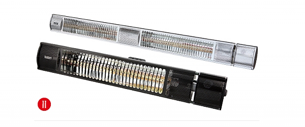 Infrared Heater + Remote control | Model ZEUS GOLD PRO | Matte Black