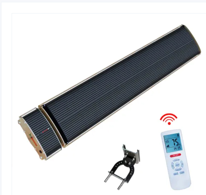 Infrared Heater with Remote control | Model INFRABLACK 3200W | Matte Black - View 11