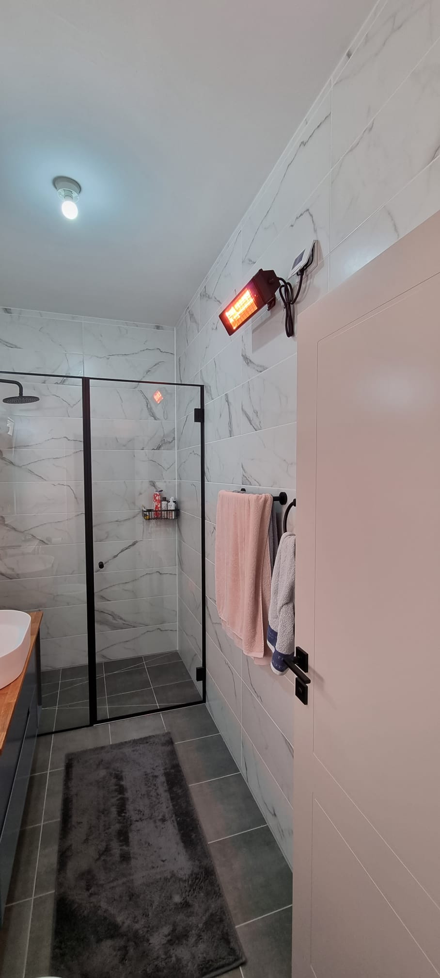 Infrared Heater | Model NEPTUNE 2000W | Matte Black - Details