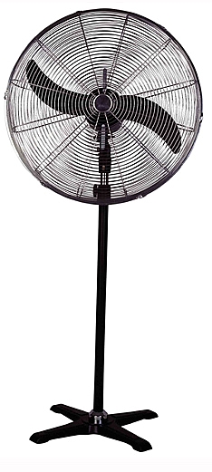 Powerful Industrial Pedestal Fan with 2 Blades, 30 Inches, Model Power-Vent