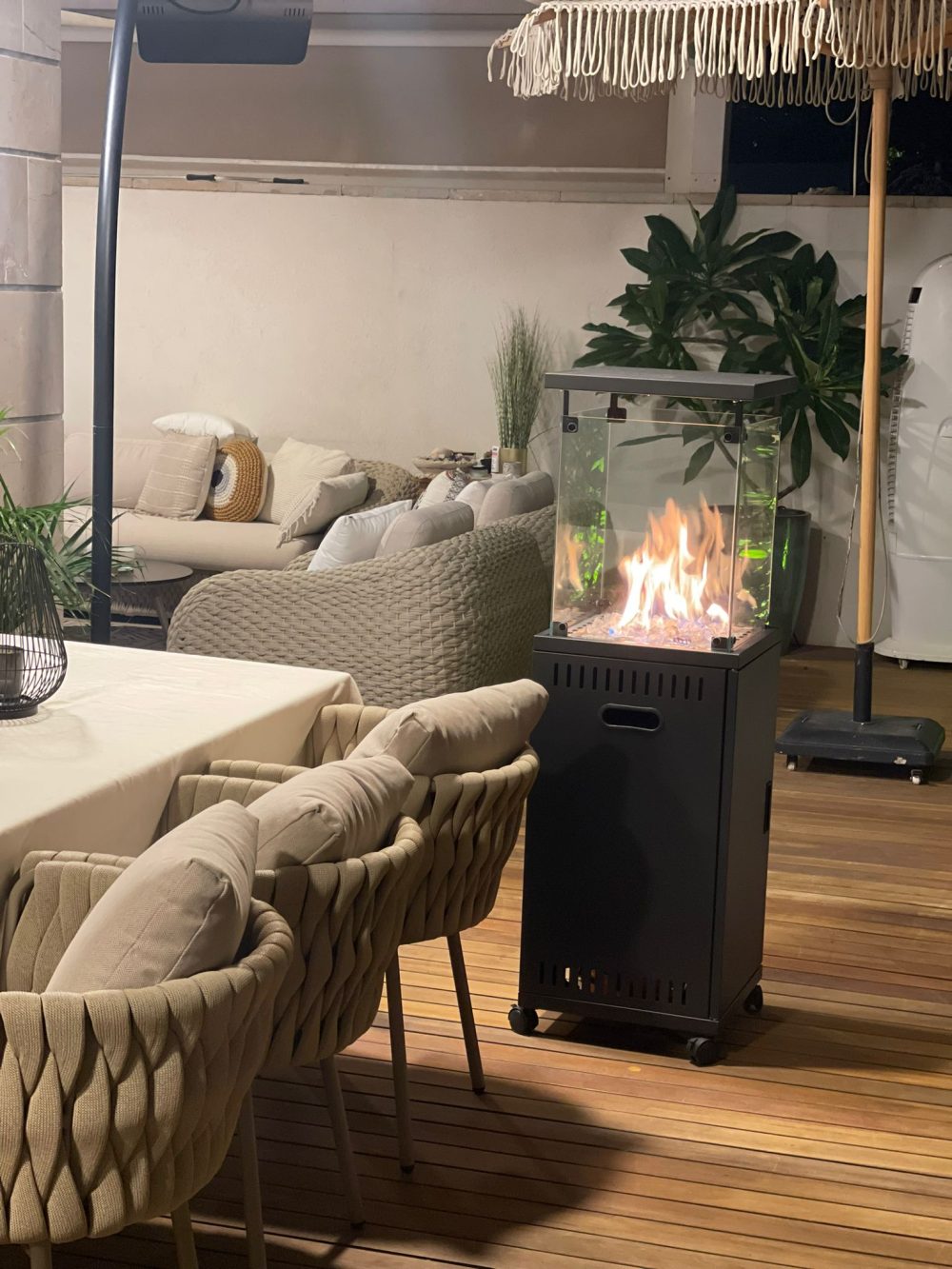 Portable Garden Fireplace | Gas System - View 3