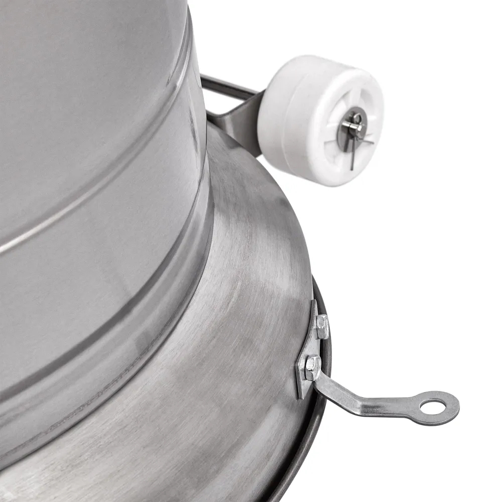 Professional Stainless Steel Gas Heating Mushroom + Gas Valve - Details