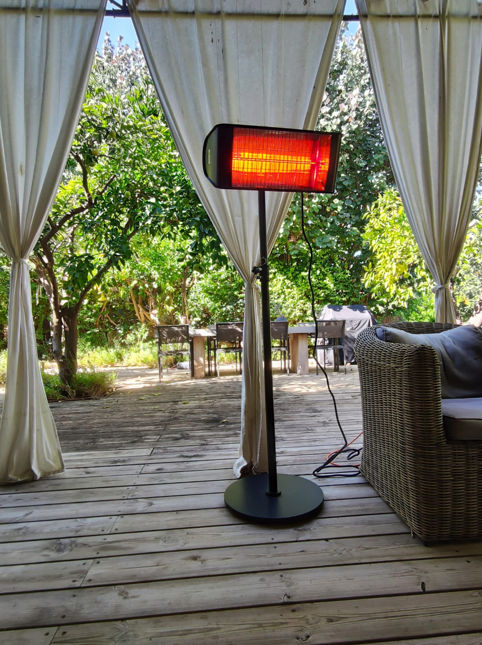 Infrared Heater Including Black Stand and Remote control | Model BOSTON premium 2000W - View 9