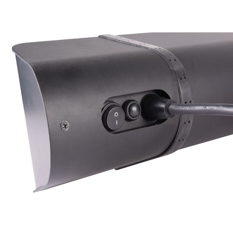 Infrared Heater including Black Stand | Model Volcan premium 2000W | Matte Black - View 10