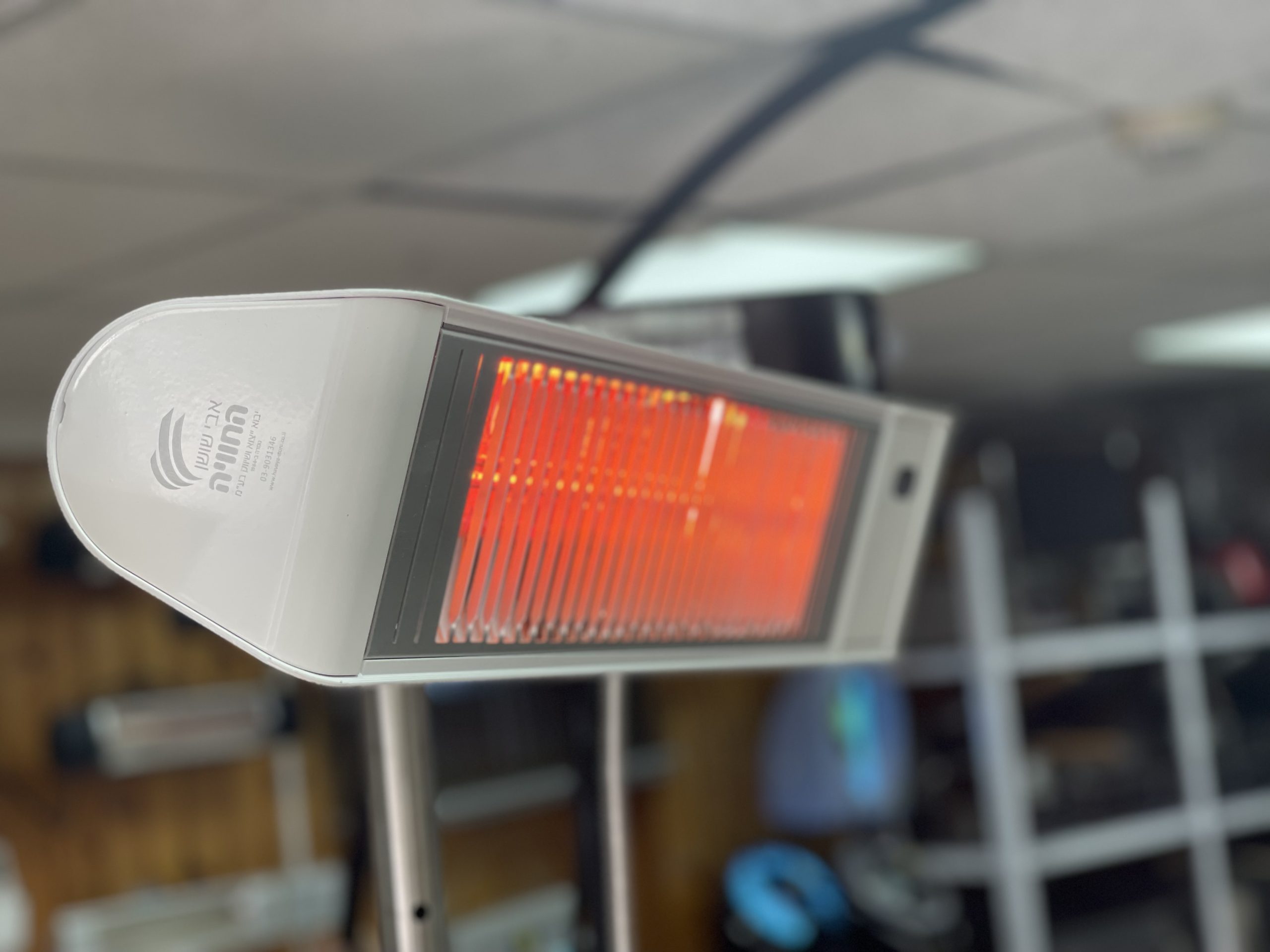 Infrared Heater Including Remote control | Model Volcan premium 2000W | Matte White - Details