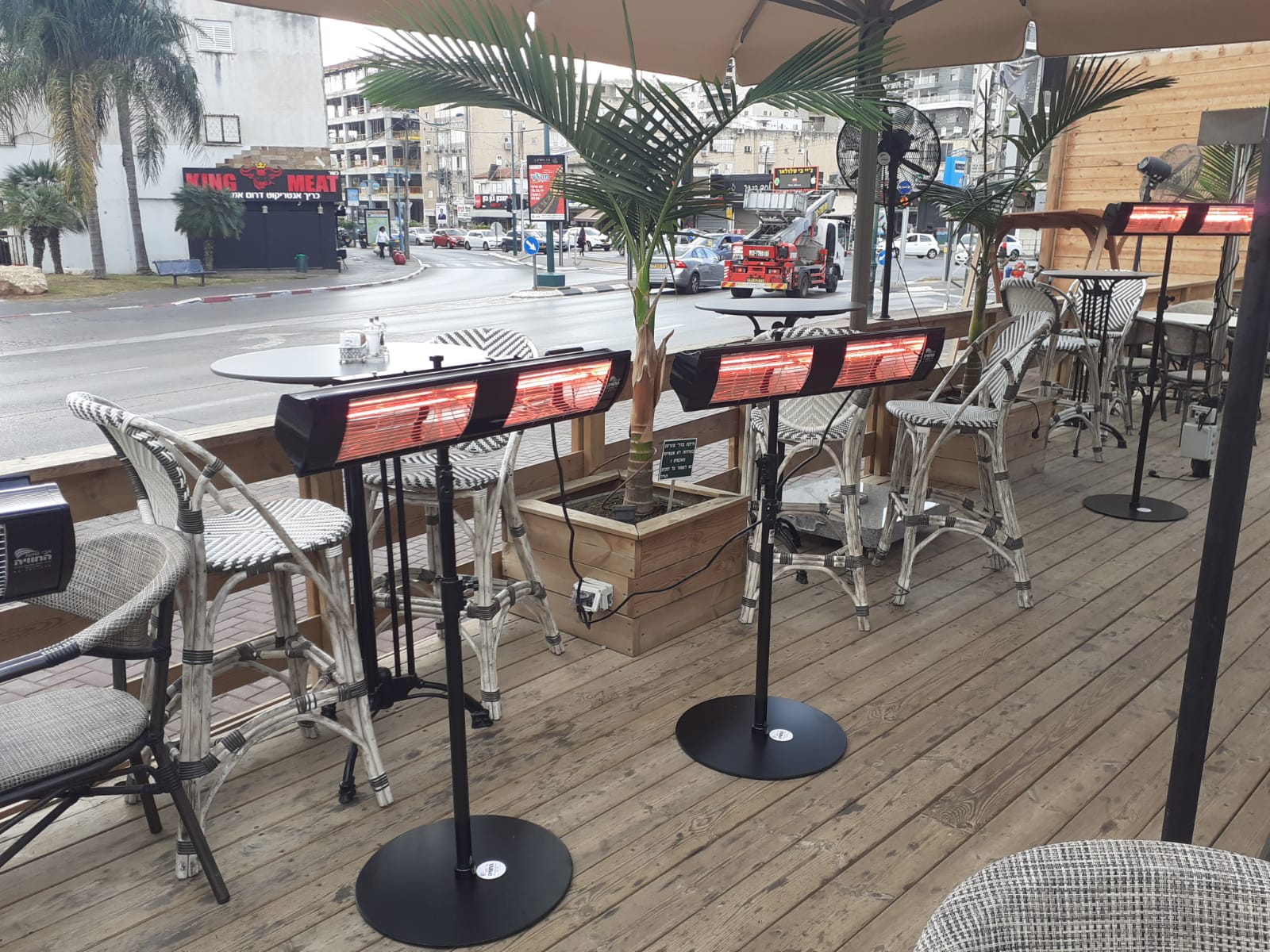 Infrared Heater | Model TITAN WIDE 3000W | Black - Details