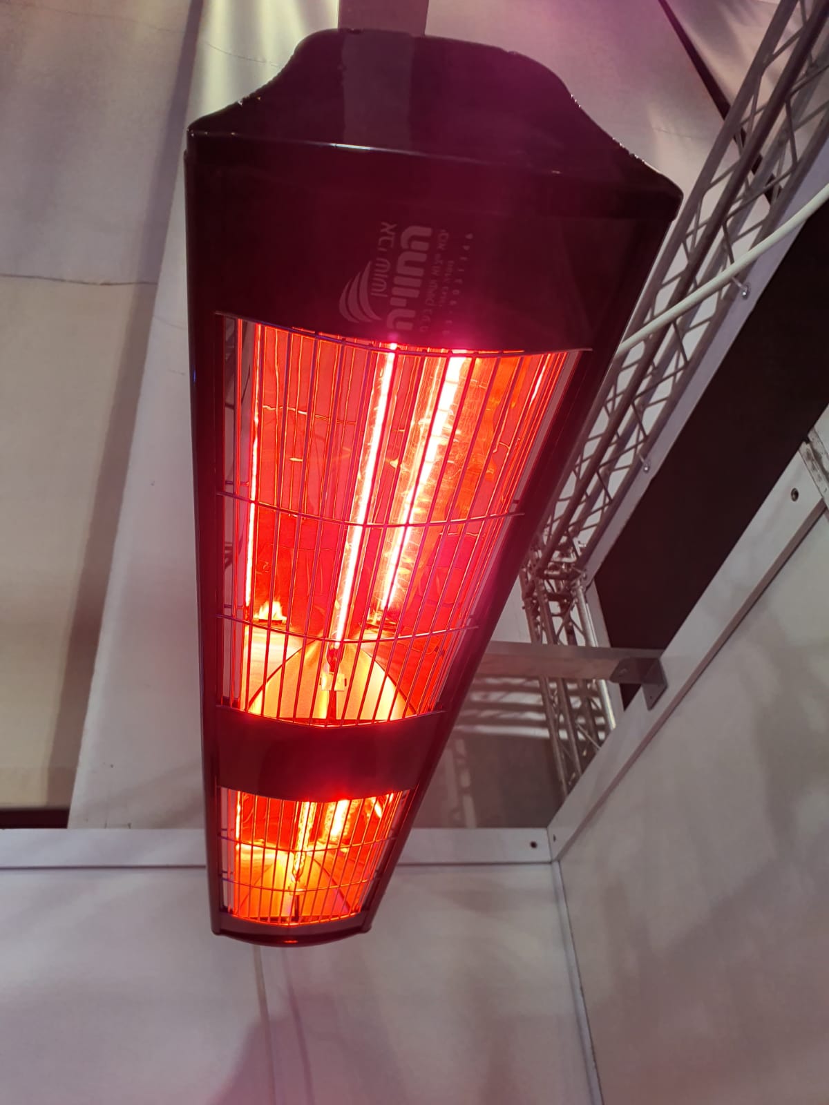 Infrared Heater | Model TITAN WIDE 3000W | Black - View 3