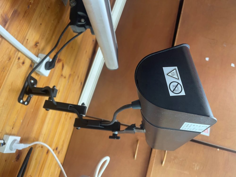 Articulated Arm in Black for Infrared Heaters - View 6