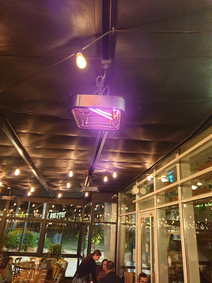 Volcano Top Premium 2000W Infrared Ceiling Heater | Water Resistant - Details