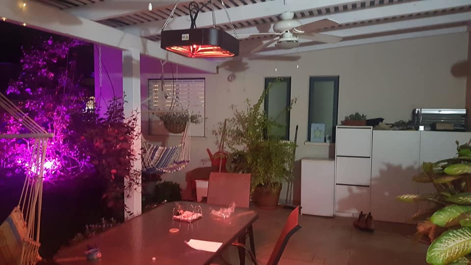 Volcano Top Premium 2000W Infrared Ceiling Heater | Water Resistant - View 6