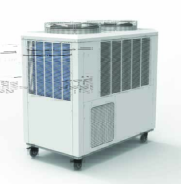 Industrial Portable Air Conditioner 8 Ton Cooling