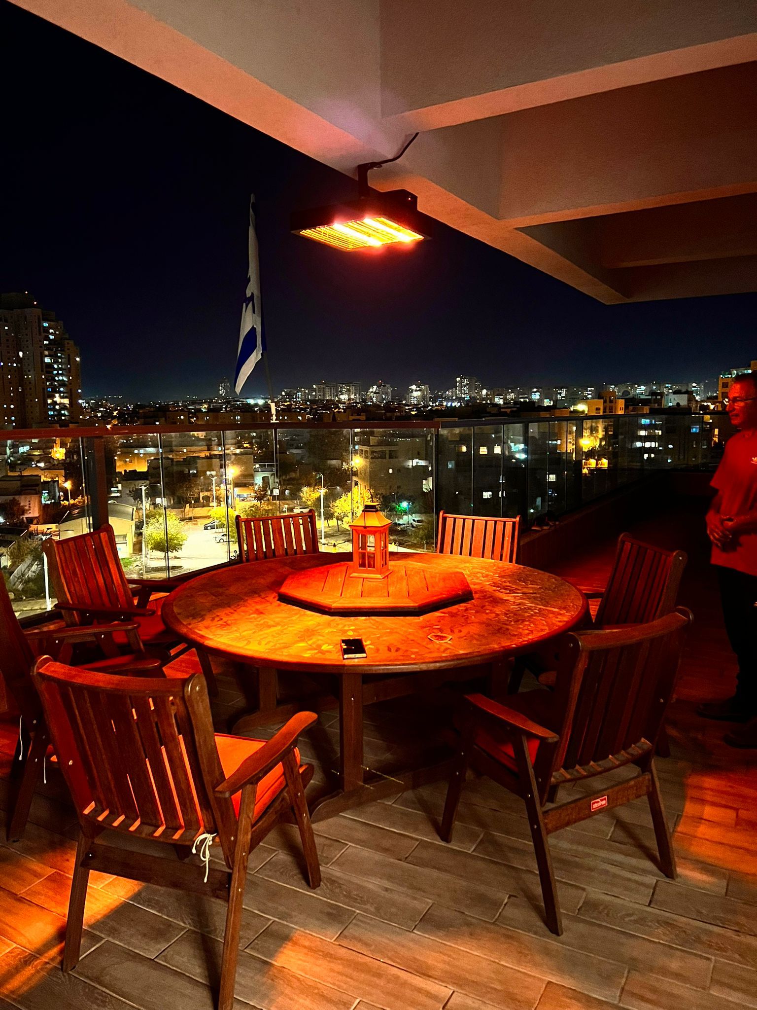 Volcano Top Premium 3000W Infrared Ceiling Heater | Water Resistant - View 3