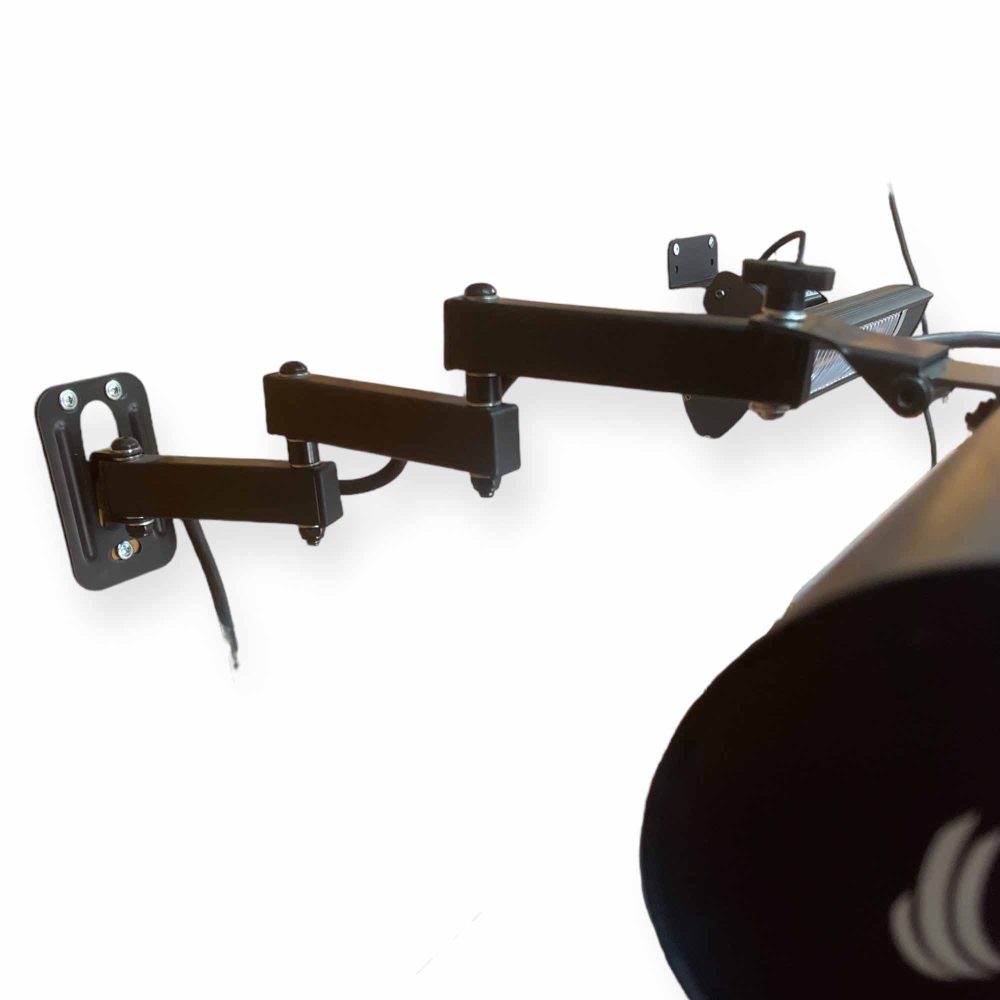 Articulated Arm in Black for Infrared Heaters - View 3