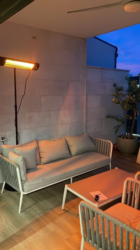 Infrared Heater | Model DALLAS 2000W | With Adjustable Black Stand - View 3